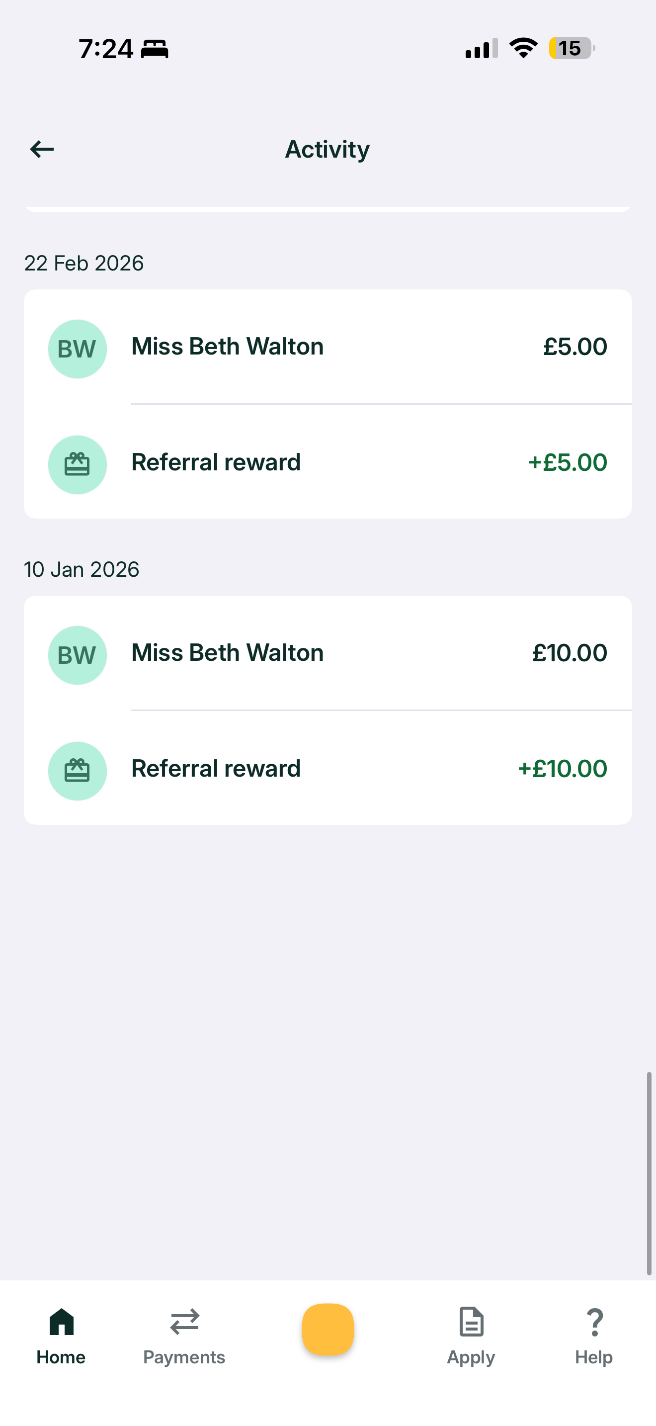 Proof screenshot 1